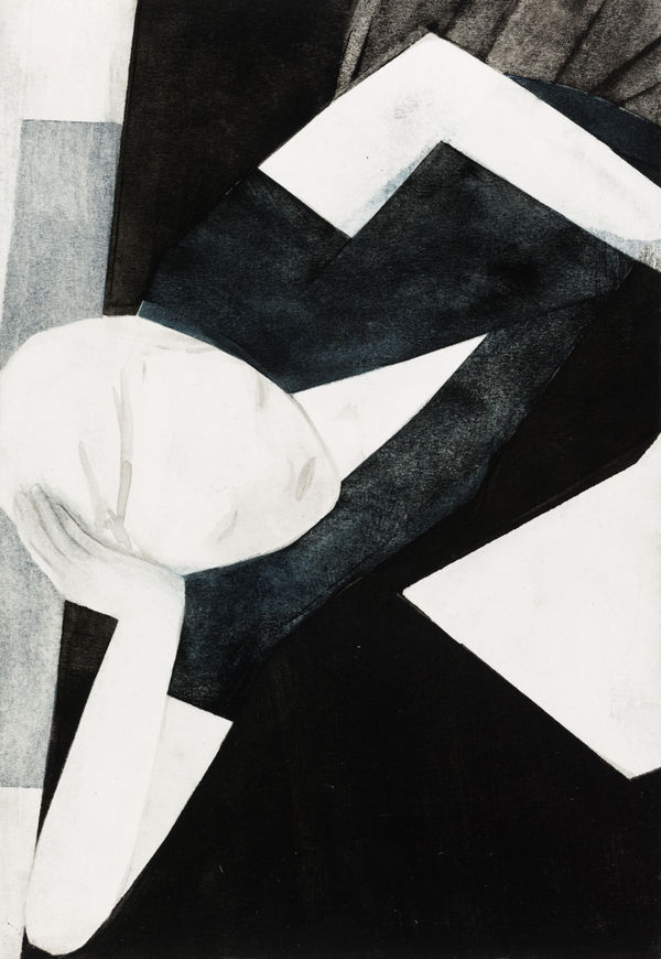 Iris Schomaker Untitled, 2013 watercolour and oil on paper 30 x 21 cm 11 12/16 x 8 4/16 ins