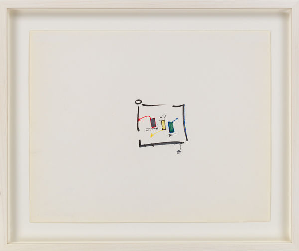 Gordon Matta-Clark Energy Rooms (notebook), 1974 ink and marker on paper 20 x 27.9 cm 7 13/16 x 10 15/16 ins