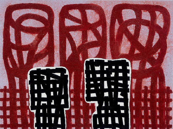 Jonathan Lasker Fachwerkwald, 2005 Oil on canvas 152 x 203 cm 59 13/16 x 79 14/16 ins
