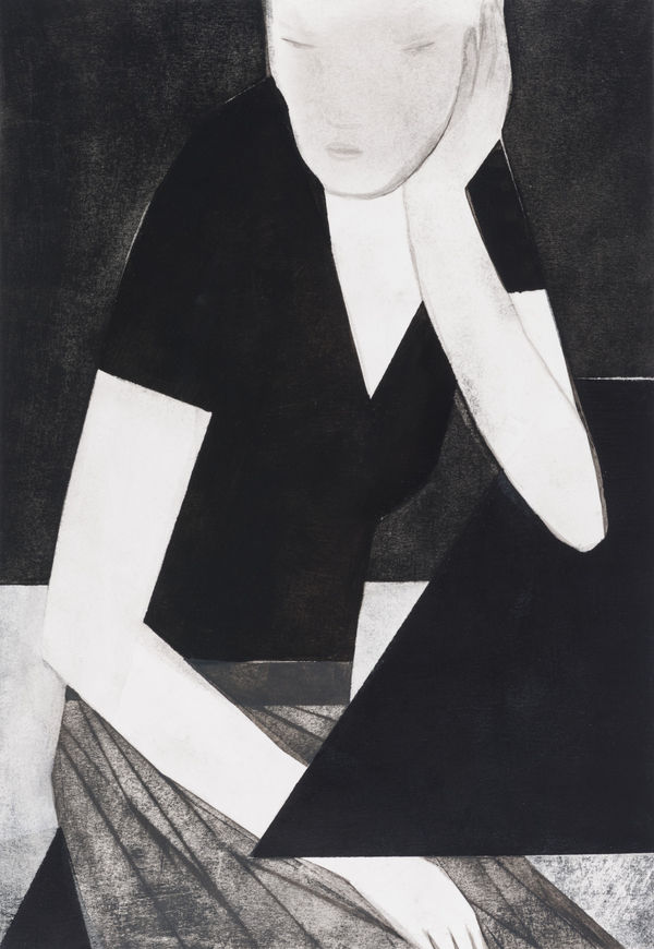 Iris Schomaker Untitled, 2013 watercolour and oil on paper 30 x 21 cm 11 12/16 x 8 4/16 ins