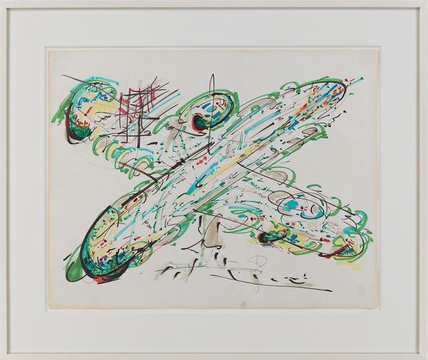 Gordon Matta-Clark Energy Tree, 1972-1973 pencil , ink and marker on paper 47.9 x 61 cm 18 13/16 x 24 1/16 ins