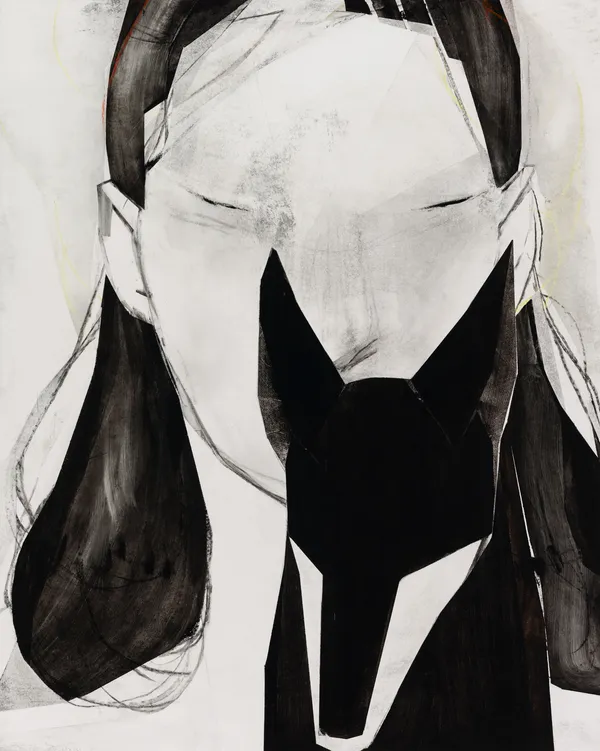 Iris Schomaker Untitled, 2026 watercolor and oil on paper 62 x 49.7 cm 24 3/8 x 19 5/8 in