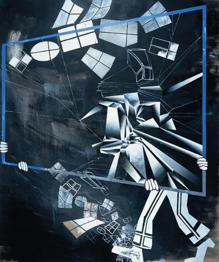 Bernhard Martin Vector, 2008 Oil on canvas 310 x 260 cm 122 1/16 x 102 5/16 ins