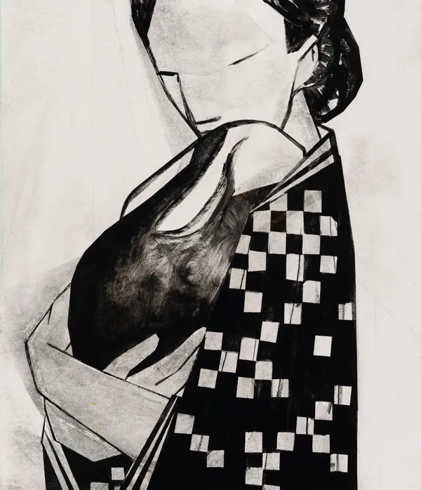 Iris Schomaker Untitled, 2026 watercolor and oil on paper 53.9 x 46.3 cm 21 1/4 x 18 1/4 in