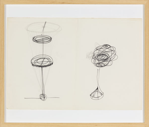 Gordon Matta-Clark Sky Hook (study for a balloon building), 1978 pencil on paper 30.5 x 45.5 cm 12 1/16 x 17 14/16 ins