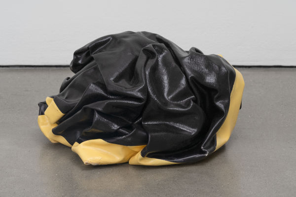 Angela de la Cruz Nothing (Blue Black / Yellow), 2013 oil on canvas 20 x 30 x 33 cm 7 7/8 x 11 3/4 x 13 in