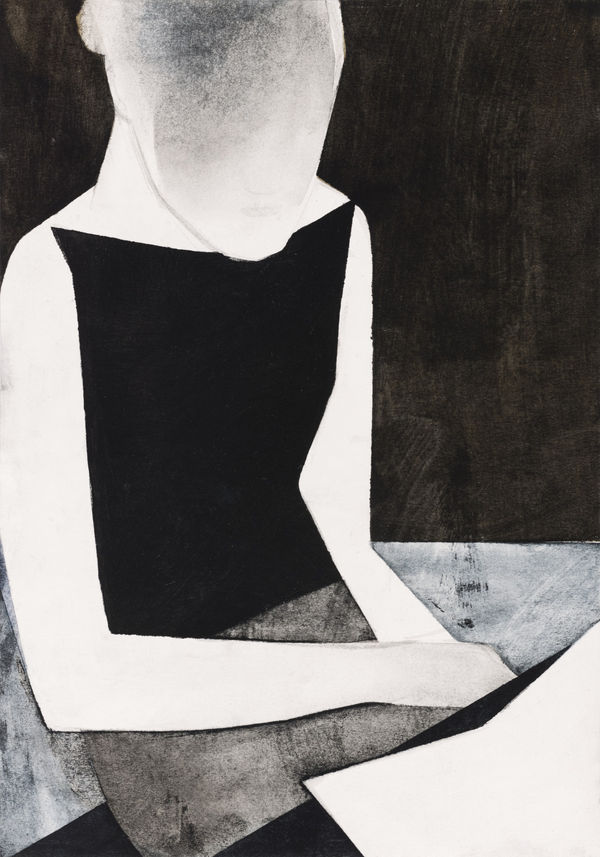 Iris Schomaker Untitled, 2013 watercolour and oil on paper 30 x 21 cm 11 12/16 x 8 4/16 ins