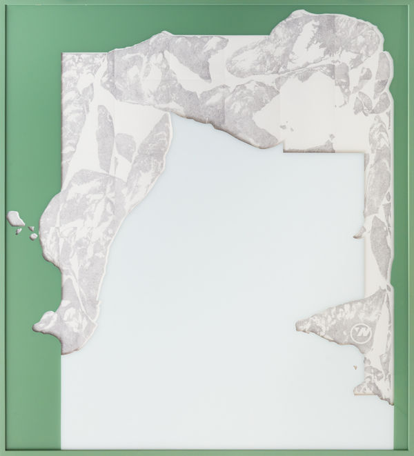 Michael Müller Nordwest Passage, 2016/2017 pencil on paper , acrylic on glass 194 x 176 cm 76 6/16 x 69 4/16 ins