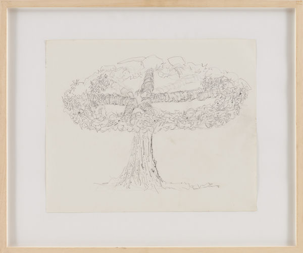 Gordon Matta-Clark Energy tree, 1972-1973 pencil on paper 35.2 x 42.9 cm 13 13/16 x 16 14/16 ins