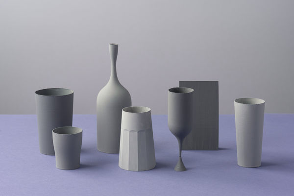 Olena Zubach, Still Life with Seven Grey Forms, 2025