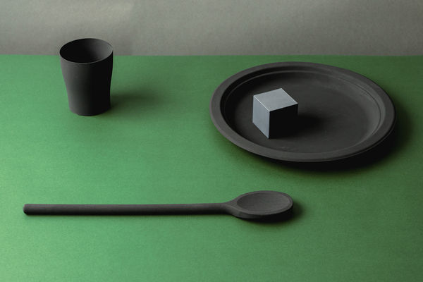 Olena Zubach, Still Life with a Grey Cube, 2024