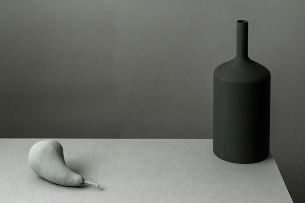 Olena Zubach, Still Life with a Grey Pear, 2024