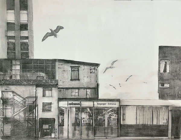 Daniel Franzén / E, Monotype Image Transfer 16