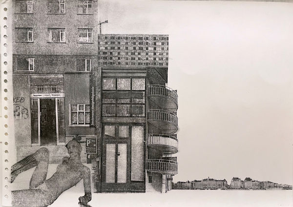 Daniel Franzén / E, Monotype Image Transfer 5