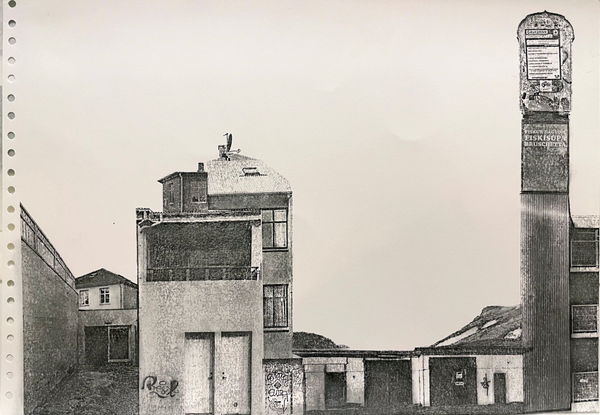 Daniel Franzén / E, Monotype Image Transfer 9