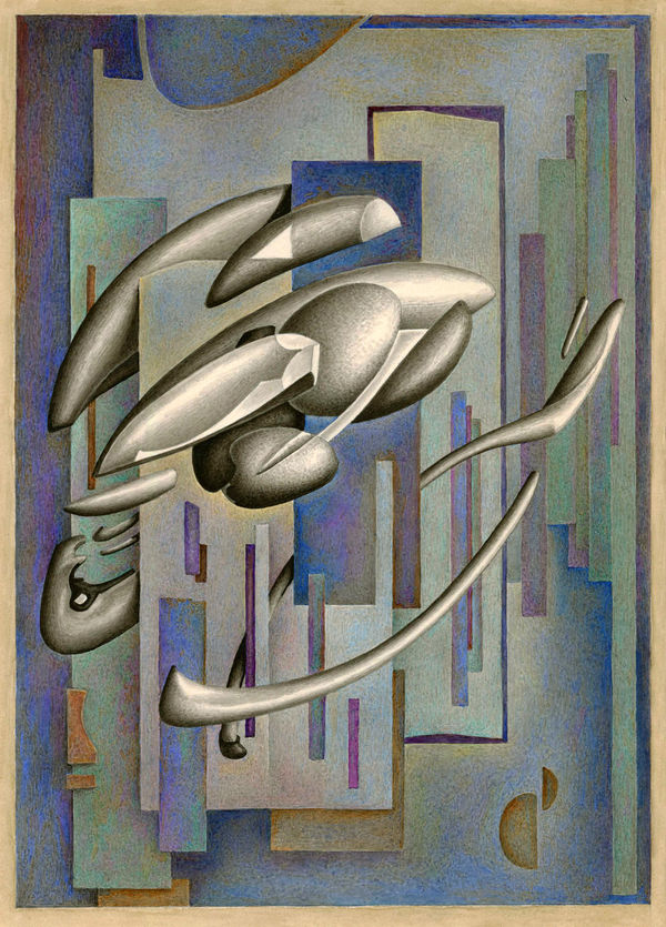 Didier Mazuru, Partition I – Partitur för penslar och färger / Musical Score for Brushes and Colours, FRA, 1990