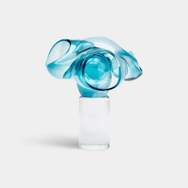 LENA BERGSTRÖM, HEART FLOWER TURQUOISE, 2022