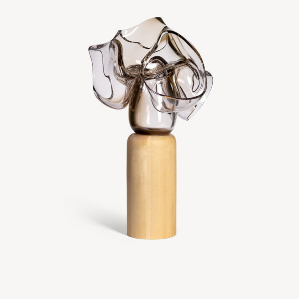 LENA BERGSTRÖM, HEART FLOWER BROWN, 2022