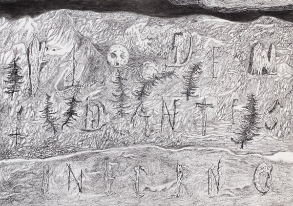 Jeff Olsson, Floden i Dantes inferno / The River in Dante’s Inferno, 2025