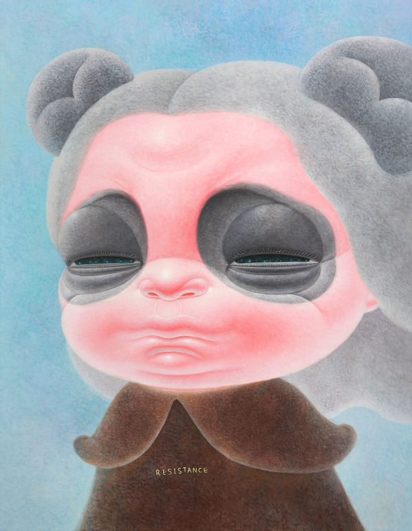 Ha Haeng Eun, Pink Panda - Resistance, 2022
