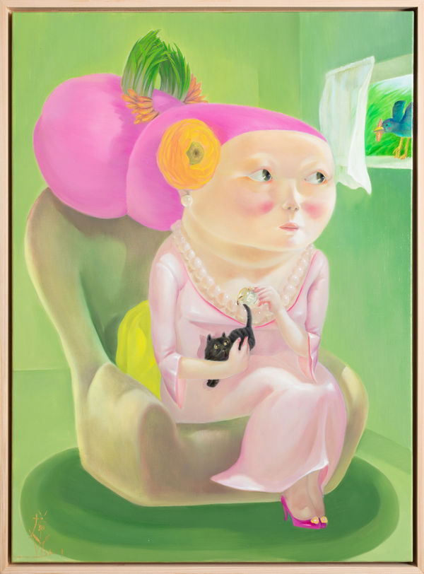 Moon Seon-mee, Her garden-flower, 2022