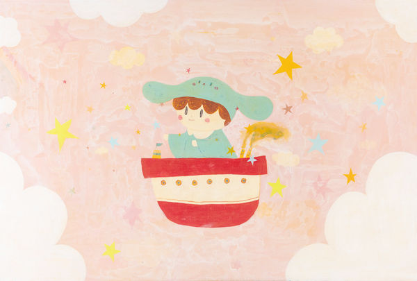 Noritoshi Mitsuuchi, untitled short stories: Boy in Boat, 2021