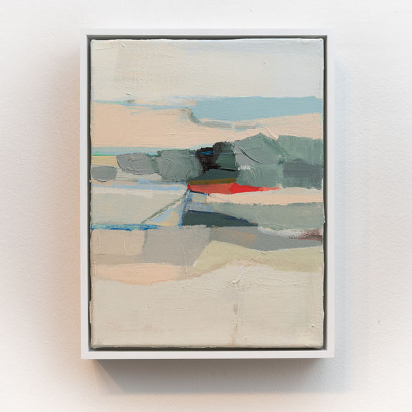 Hannah Bureau Little Red, 2024 Acrylic on Canvas 12x9x1.5