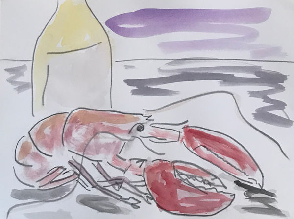 Andrew Young - Still Life, Lobster, 2022