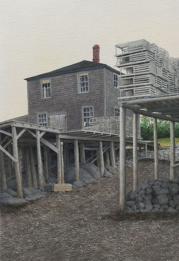 Gregory Dunham, Low Tide, Corea Harbor, 2022