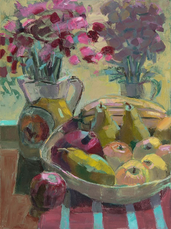 Louise Bourne, Mums and Fall Fruit