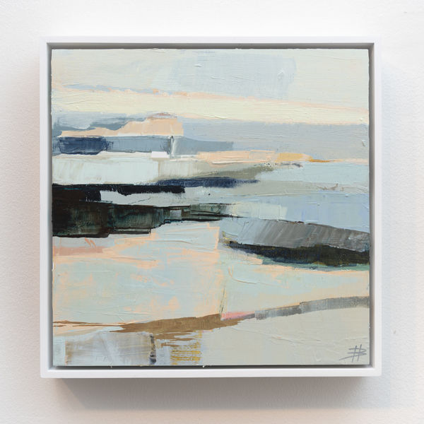 Hannah Bureau By the Yacht Club, 2024 Acrylic on Canvas 12x12x1.5