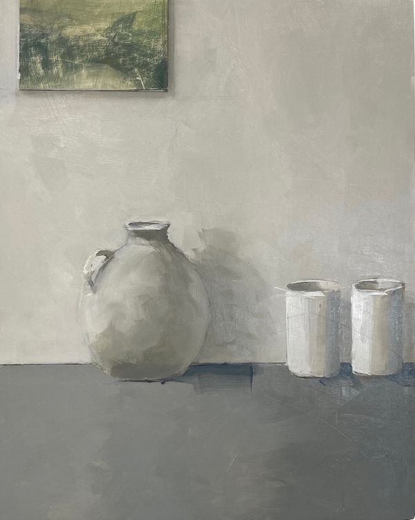 Jenny Brillhart, Paint as Clay and Found Painting, 2022