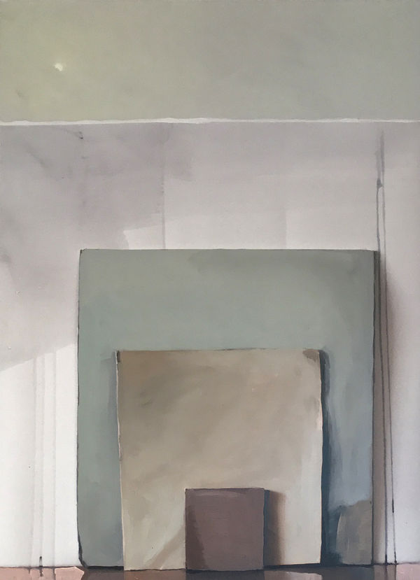 Jenny Brillhart - Leaning Paper and Linen, 2016