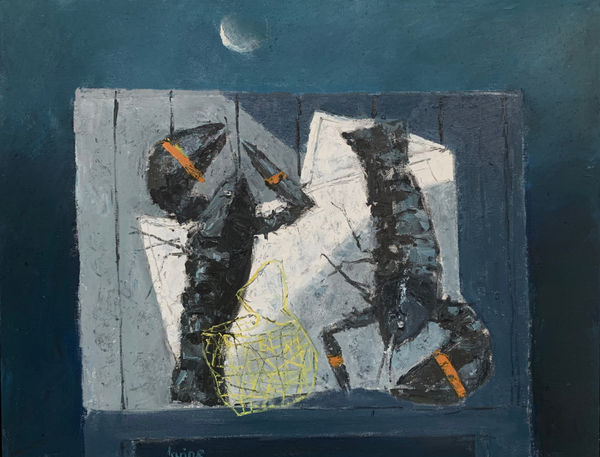 William Irvine, Table with Lobsters, 2022