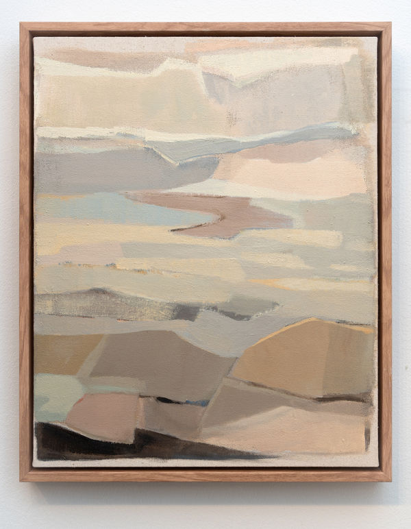 Hannah Bureau A View from the Past, 2024 Acrylic on Canvas 20x16x1"