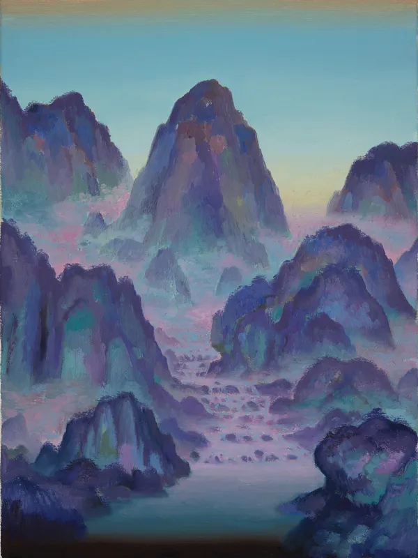 Christian Hidaka Blue Mountain Study II, 2023