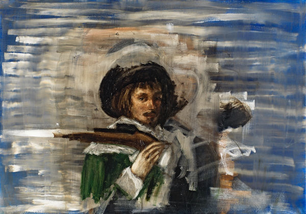 Axel Geis Man with Gun, 2014