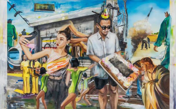 Selfie and a Birthday Cake