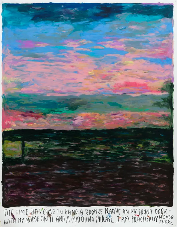 The time has come to hang a bronze plaque on my front door …