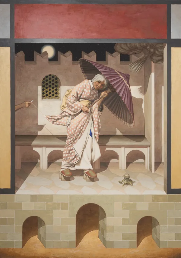 Christian Hidaka Woman with Umbrella, 2022