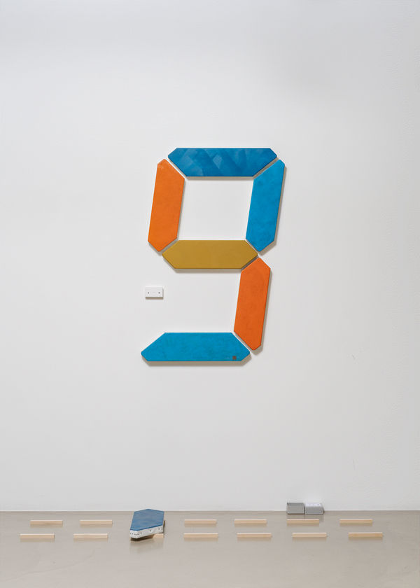 Tatsuo Miyajima Painting of Change - 008, 2020