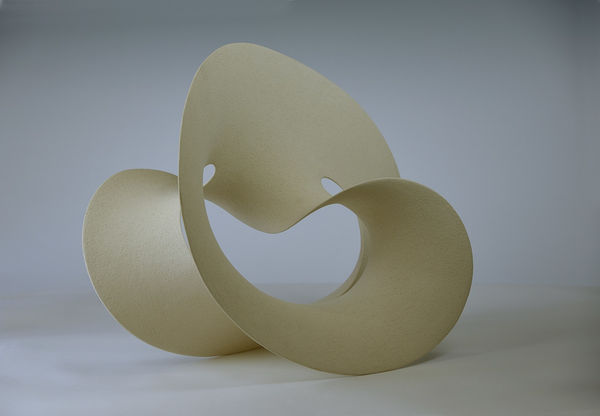 Adrian Bates, Möbius Deconstructed White 110, 2023