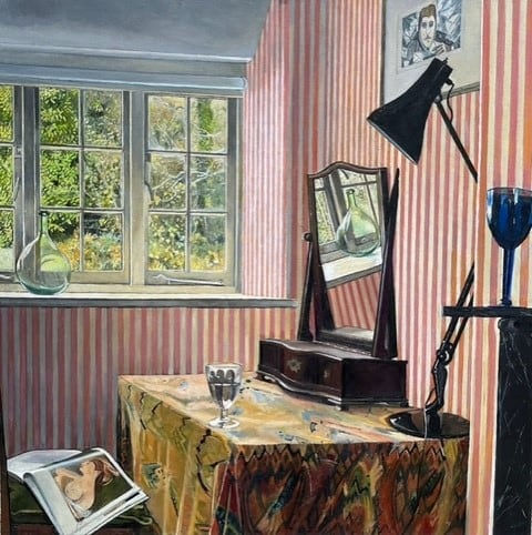 Edward Stone, Mirror in the Corner of Bedroom