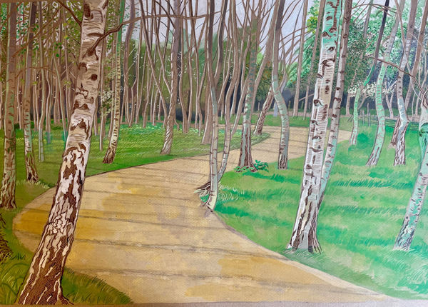 Jason Pizzey, The Birch Forest, 2023