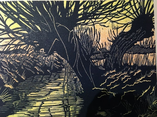 Myrtle Pizzey, Willows at Sunrise