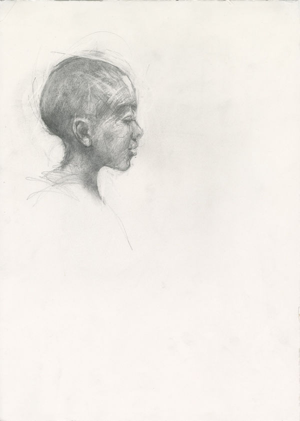 Carol Peace, Royal Drawing School Life Portrait 5, 2025
