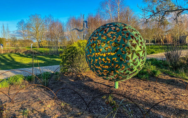 Charles Elliott, Verdigris and Gold Sail Sphere