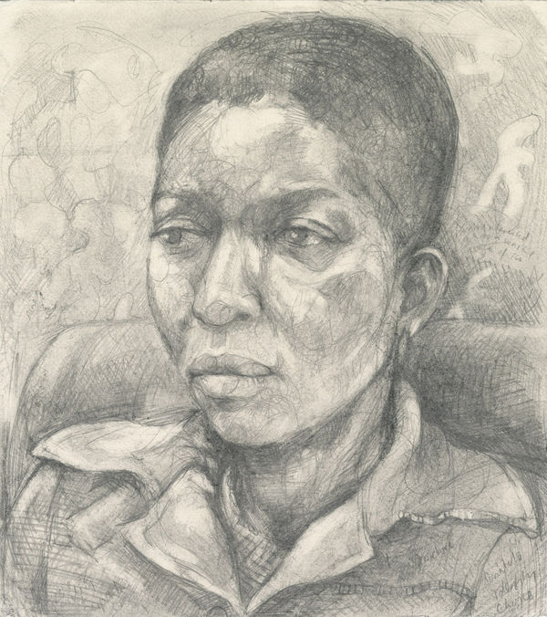 Carol Peace, Royal Drawing School - Life Portrait 1 Body Clothed Class, 2025