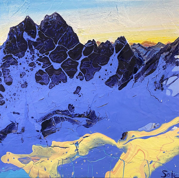 Michael Sole, Alps Square Sketch no. 2