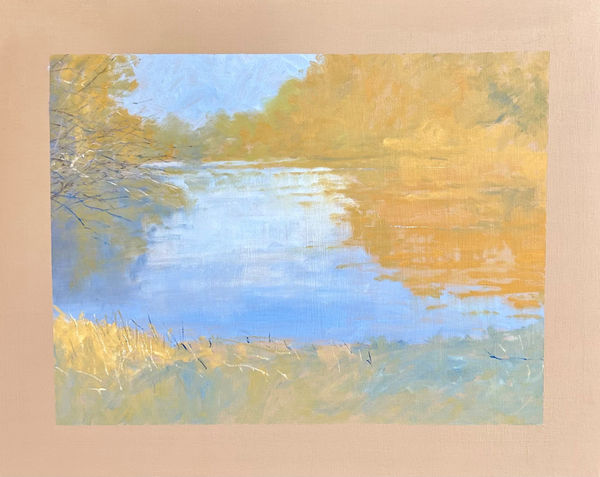 Stephen Bithell, Morning Frost on North Lake, 2024